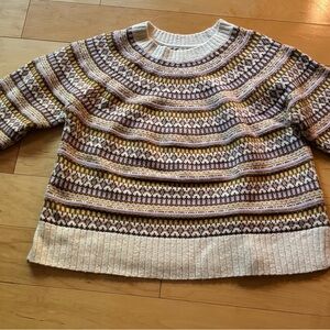 Fat Face brand wool blend sweater 1x